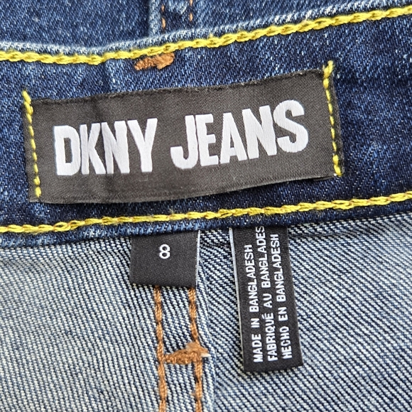 DKNY Dark Denim Mini Skirt - Picture 8 of 8